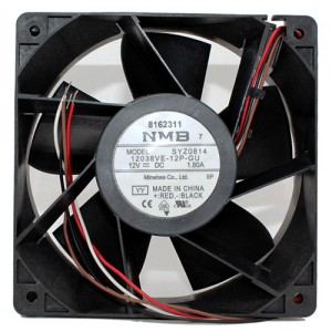 NMB 12038VE-12P-GU 12V 1.80A 4wires Cooling Fan
