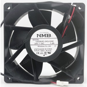 NMB 12038VE-24Q-GAE 24V 1.4A  2wires Cooling Fan