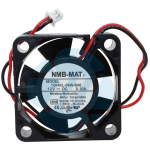 NMB 1204KL-04W-B40 12V 0.10A 2wires cooling fan