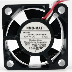 NMB 1204KL-04W-B59 -BQ1 12V 0.12A 3wires Cooling Fan - Original New