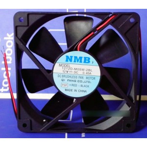 NMB 1212D-M05W-2BL 12V 0.45A 2wires Cooling Fan 