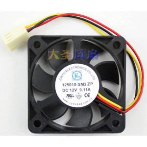 AMD 125010-SM2-ZP 12V 0.10A 3wires Cooling Fan