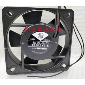 JiuLong 125FZY3-S 380V 0.1A 2wires Cooling Fan