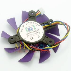 BQ 128015-SH2 12V 0.40A 4wires Cooling Fan
