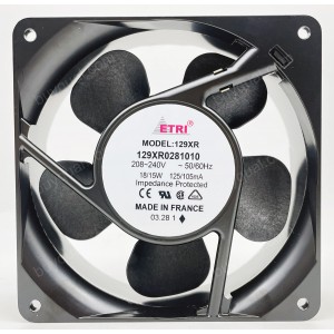 ETRI 129XR0281010 129XR0282010 208/240V 18/15W Cooling Fan - New