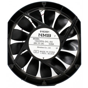 NMB 15025PA-24L-AA 24V 0.83A 2wires Cooling Fan 