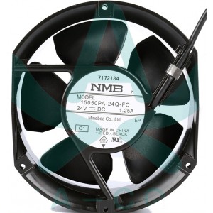 NMB 15050PA-24Q-FC 24V 1.25A 2wires Cooling Fan 