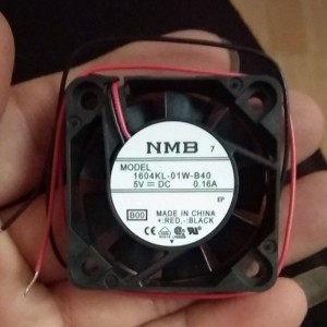 NMB 1604KL-01W-B40 1604KL-01W-B40-B00 5V 0.16A 0.8W 2wires Cooling Fan