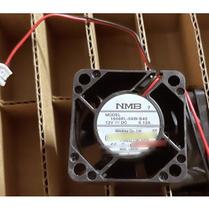 NMB 1608KL-04W-B40 12V 0.12A 2wires cooling fan