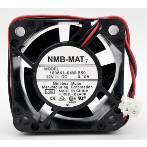 NMB 1608KL-04W-B50 1608VL-04W-B60 12V 0.15A 2wires Cooling Fan
