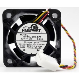 NMB 1608KL-04W-B79 12V 0.25A 3wires Cooling Fan - Picture need