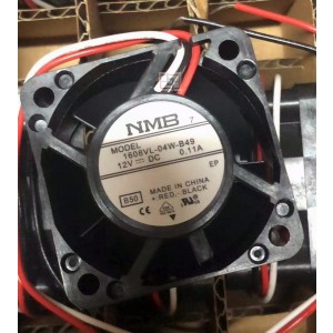 NMB 1608VL-04W-B49 12V 0.11A 3wires Cooling Fan