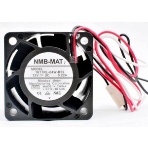 NMB 1611RL-04W-B59 -B01 -B02 12V 0.22A 3wires Cooling Fan