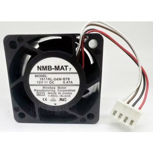 NMB 1611RL-04W-B76 12V 0.47A 4wires cooling fan