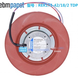 Ebmpapst RER175-42/18/2TDP 48V 3450mA 166W 3wires Cooling Fan