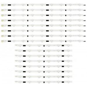 Samsung CY-HF460CSLV1H LED Strips (BN41-01971A, D2GE-460SCB-R3 D2GE-460SCA-R3, BN96-25308A BN96-25309A ) - 16 Strips