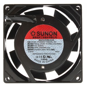 SUNON SF23080AT 2082HBL.GN 2082HSL.GN 220/240V 14/13.5W 2wires Cooling Fan - Original New