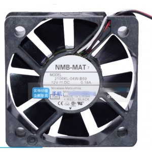 NMB 2106KL-04W-B59 12V 0.18A 3wies Cooling Fan