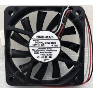NMB 2404KL-04W-B39 12V 0.13A 3wires Cooling Fan