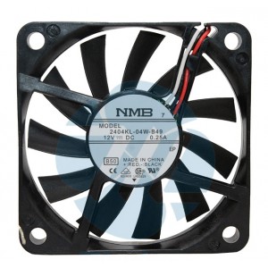 NMB 2404KL-04W-B49 12V 0.25A 3wires Cooling Fan - New
