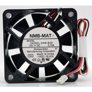 NMB 2406KL-04W-B29 12V 0.1A 3wires Cooling Fan