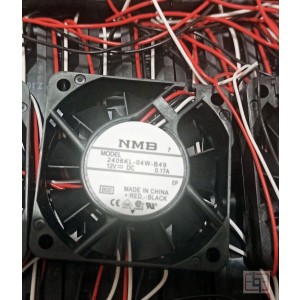 NMB 2406KL-04W-B49 -B00 12V 0.17A 3wires Cooling Fan