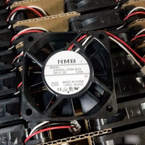 NMB 2406KL-05W-B49 24V 0.09A 3wires Cooling Fan