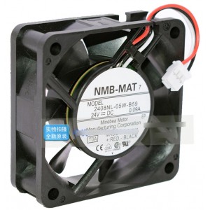 NMB 2408NL-05W-B59 24V 0.09A 3wires Cooling Fan - Picture need