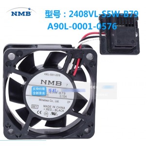NMB 2408VL-S5W-B79 24V 0.15A 3wires Cooling Fan - Original New