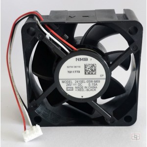 NMB 2410EL-05W-M69 24V 0.15A 3wires cooling fan