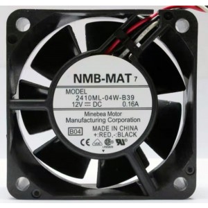 NMB 2410ML-04W-B39 12V 0.16A 3wires Cooling Fan