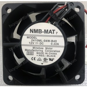 NMB 2410ML-04W-B40 12V 0.22A 2wires Cooling Fan