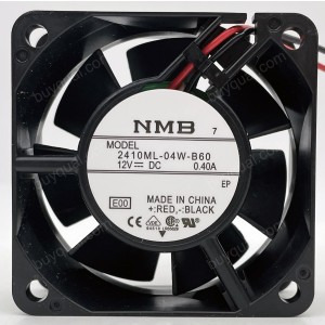 NMB 2410ML-04W-B60 12V 0.4A 2wires Cooling Fan - Original New