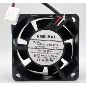NMB 2410ML-04W-B69 -B00 12V 0.4A 3wires Cooling Fan