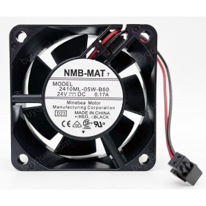 NMB 2410ML-05W-B60 24V 0.17A 2wires Cooling Fan - Picture need