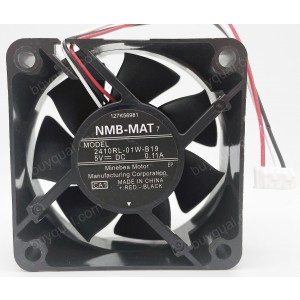 NMB 2410RL-01W-B19 5V 0.11A 3wires Cooling Fan