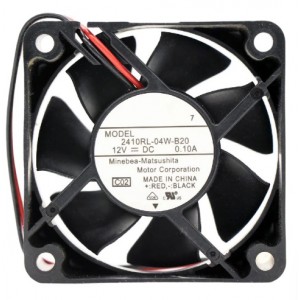NMB 2410RL-04W-B20 12V 0.1A 2wires Cooling Fan - New