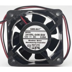NMB 2410RL-04W-B50 12V 0.20A 2wires cooling fan