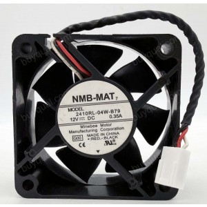 NMB 2410RL-04W-B79 12V 0.35A 3wires Cooling Fan