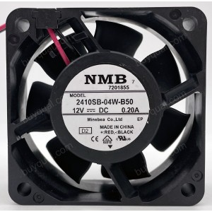 NMB 2410SB-04W-B50 12V 0.20A 2wires Cooling Fan