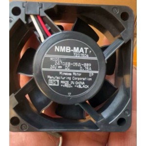NMB 2410SB-05W-B89 24V 0.15A 3wires Cooling Fan