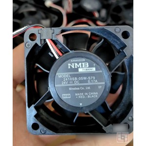 NMB 2410SB-05W-S79 24V 0.17A 3wires cooling fan