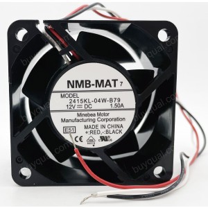 NMB 2415KL-04W-B79 12V 1.50A 3wires cooling fan