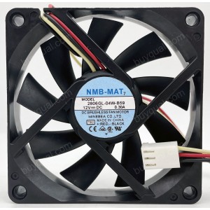 NMB 2806GL-04W-B59 12V 0.3A 3wires Cooling Fan