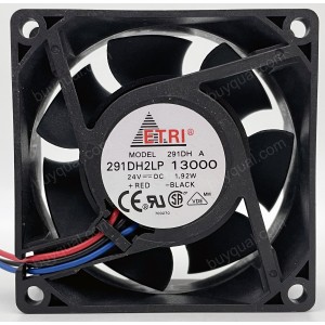 ETRI 291DH2LP13000 24V 1.92W 3wires Cooling Fan