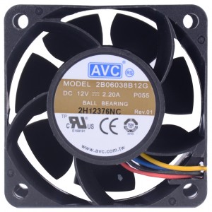 AVC 2B06038B12G 12V 2.2A 4wires Cooling Fan - Picture need