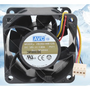 AVC 2B06038B12S 12V 1.8A 4wires Cooling Fan
