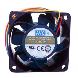 AVC 2B06038B48S 48V 0.56A 4wires Cooling Fan