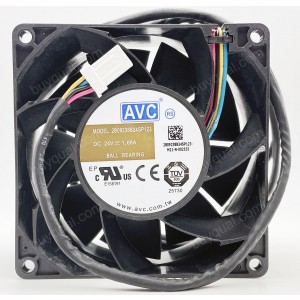 AVC 2B09238B24SP123 24V 1.68A 4wires Cooling Fan