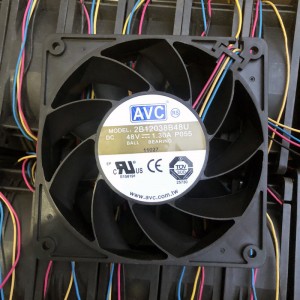 AVC 2B12038B48U 48V 1.3A 4wires Cooling Fan
